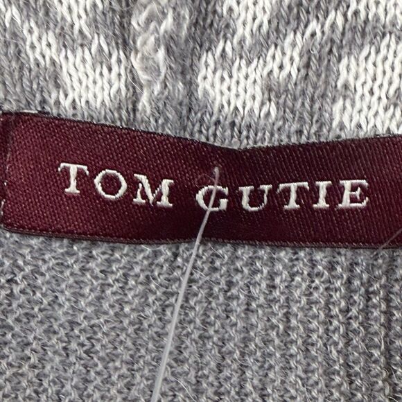 NEW Tom Gutie Baby Alpaca Poncho Yovana Flores Turtleneck Sweater Gray Women S - Picture 3 of 14